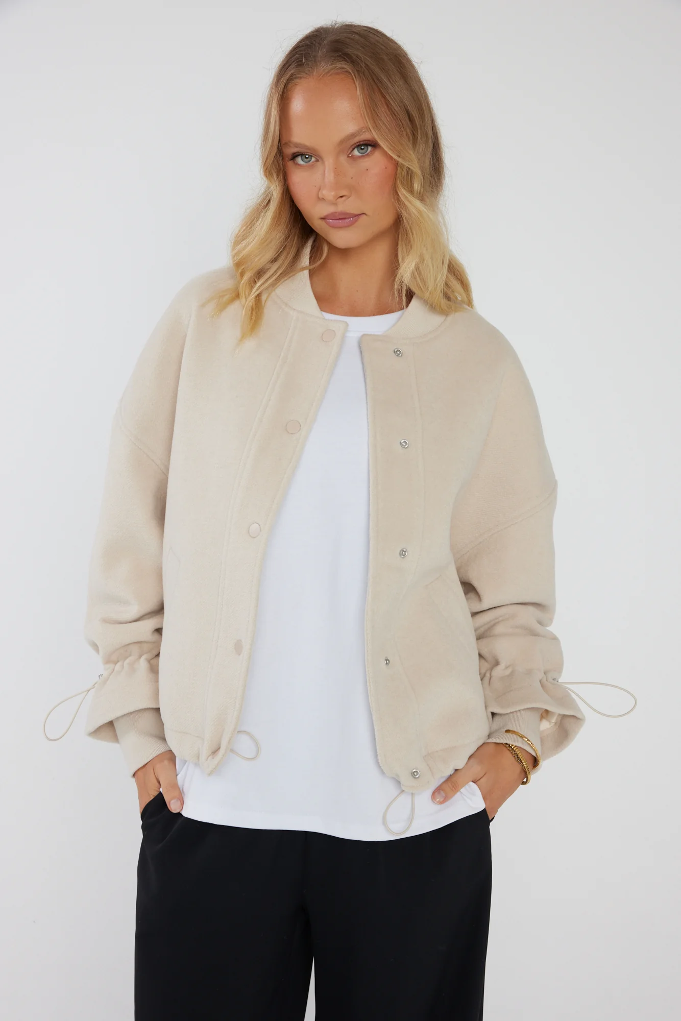 BASIL Jacket Beige - Image 8
