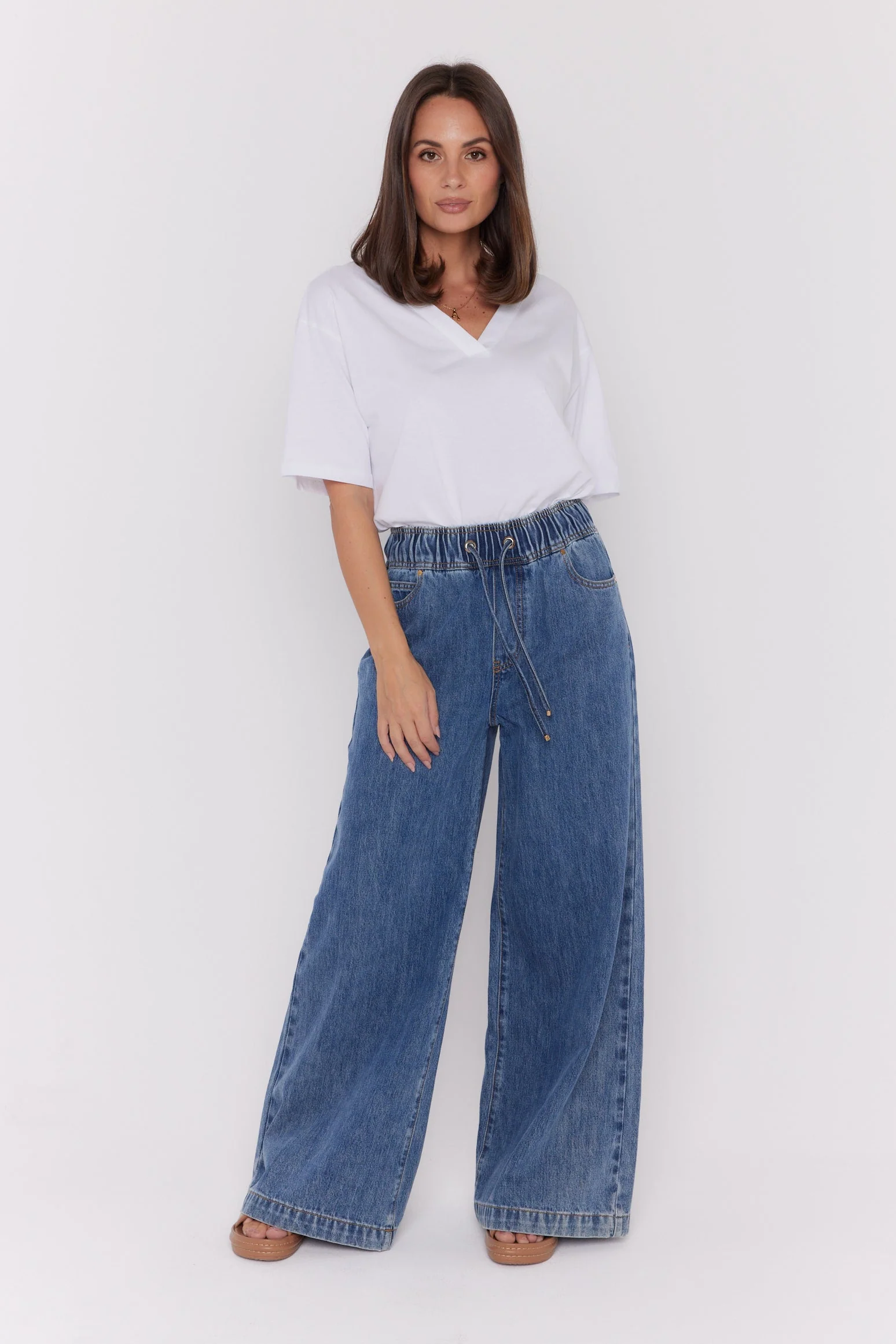 CASEY Jeans Mid Blue Wash Denim - Image 9
