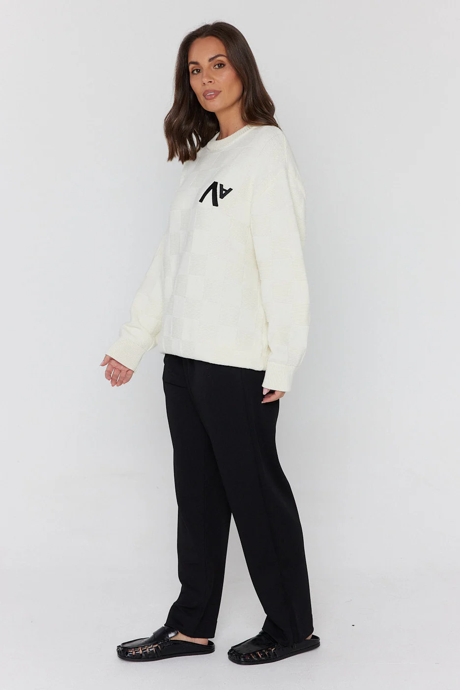 CATIER Knit Jumper Ivory - Image 9