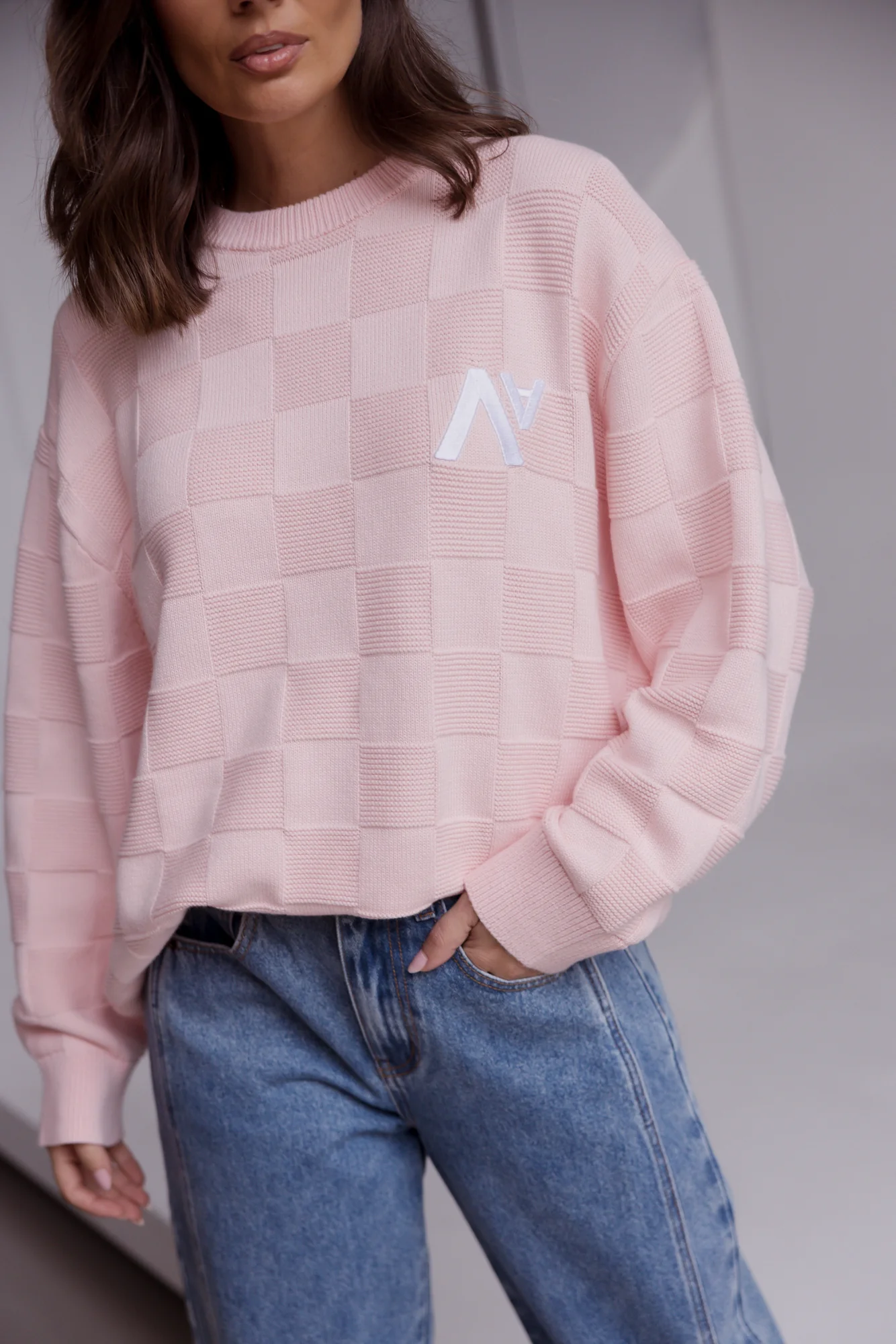 CATIER Knit Jumper Light Pink