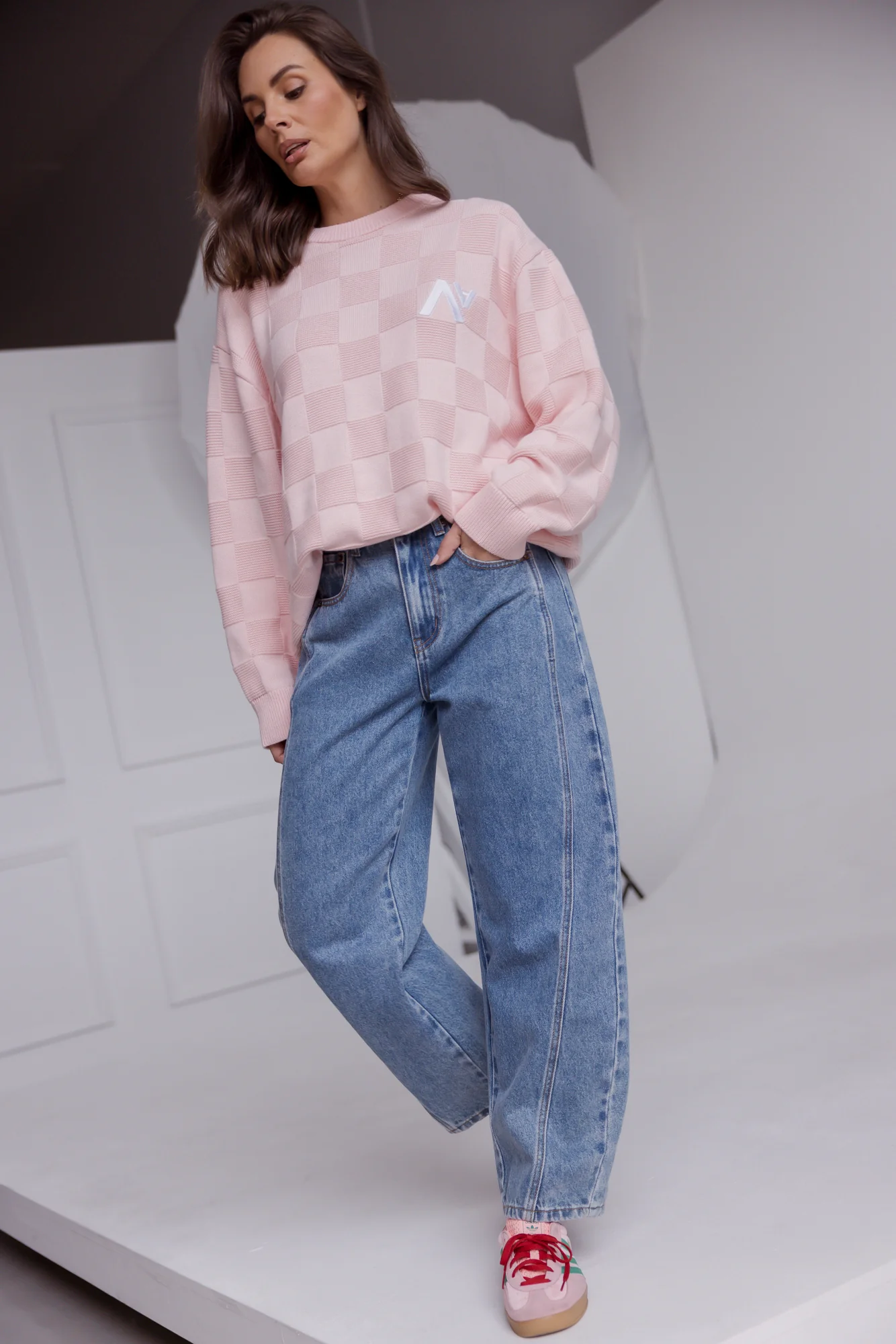CATIER Knit Jumper Light Pink - Image 2