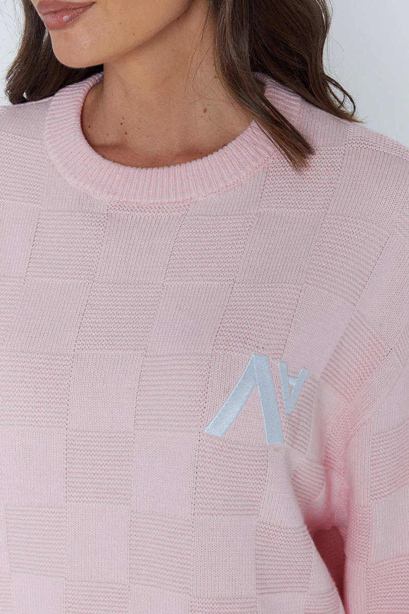 CATIER Knit Jumper Light Pink - Image 7