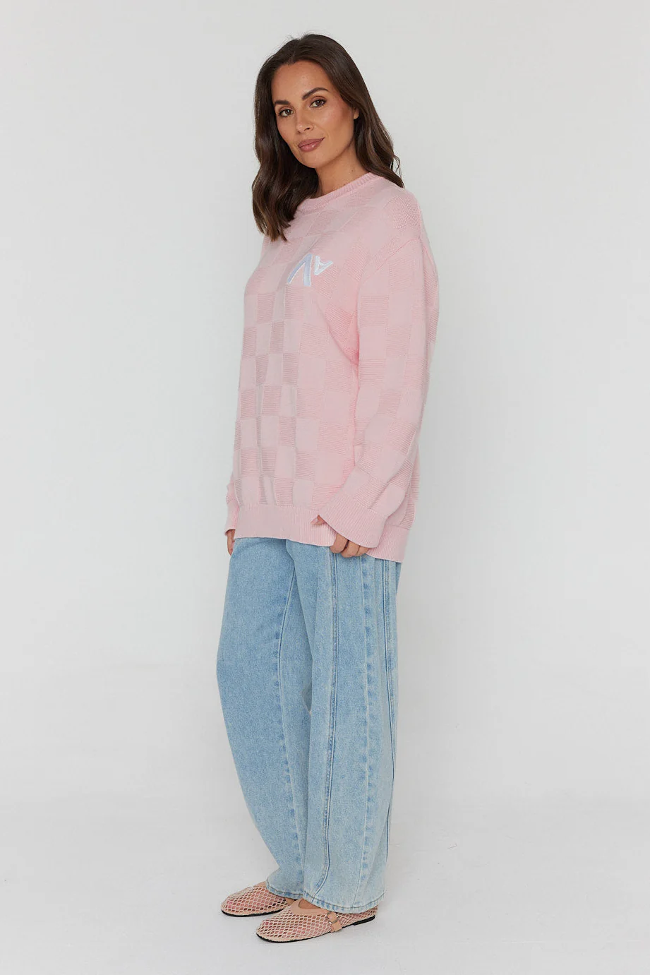 CATIER Knit Jumper Light Pink - Image 9