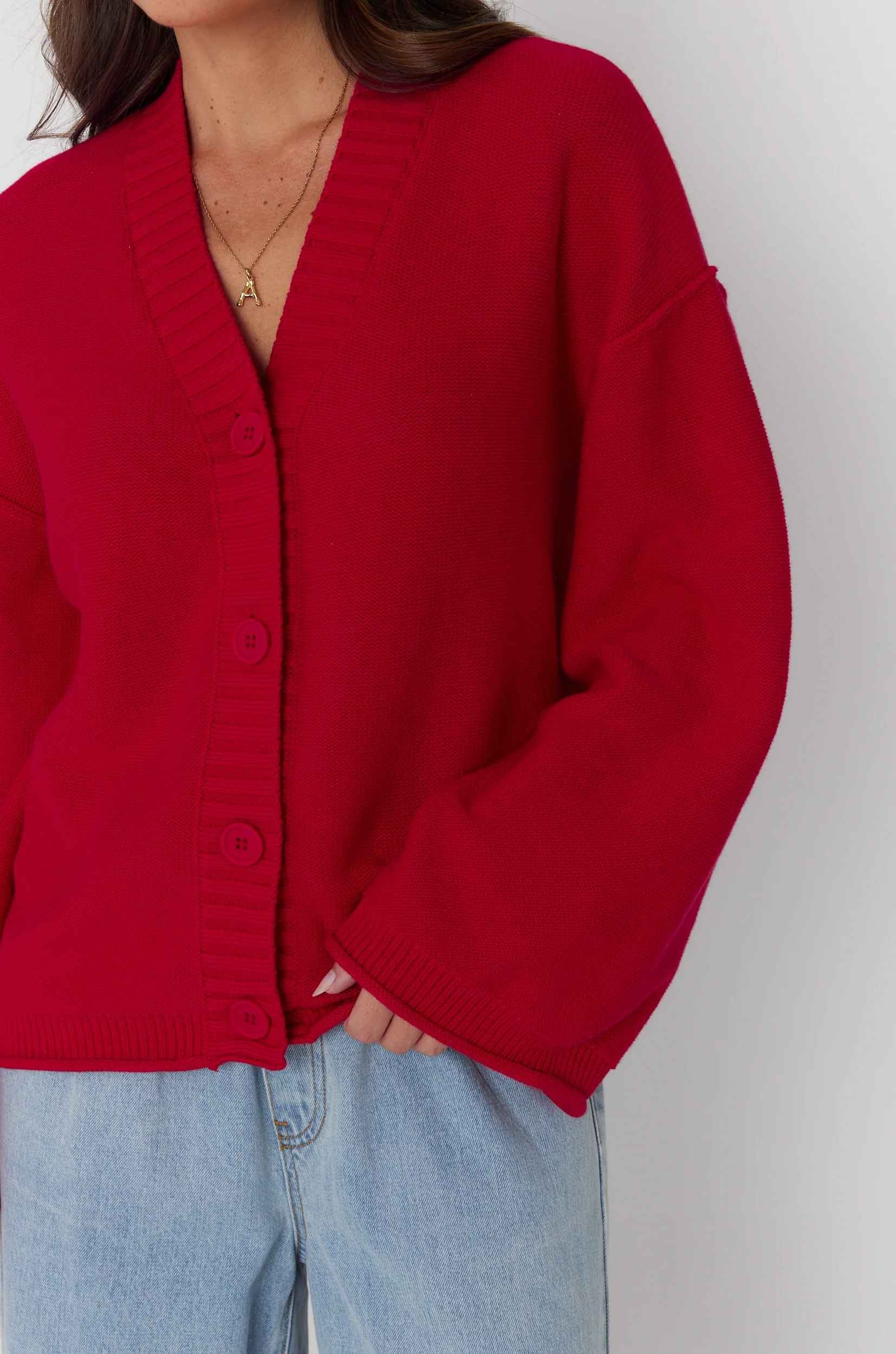 DANTE Cardigan Red - Image 10