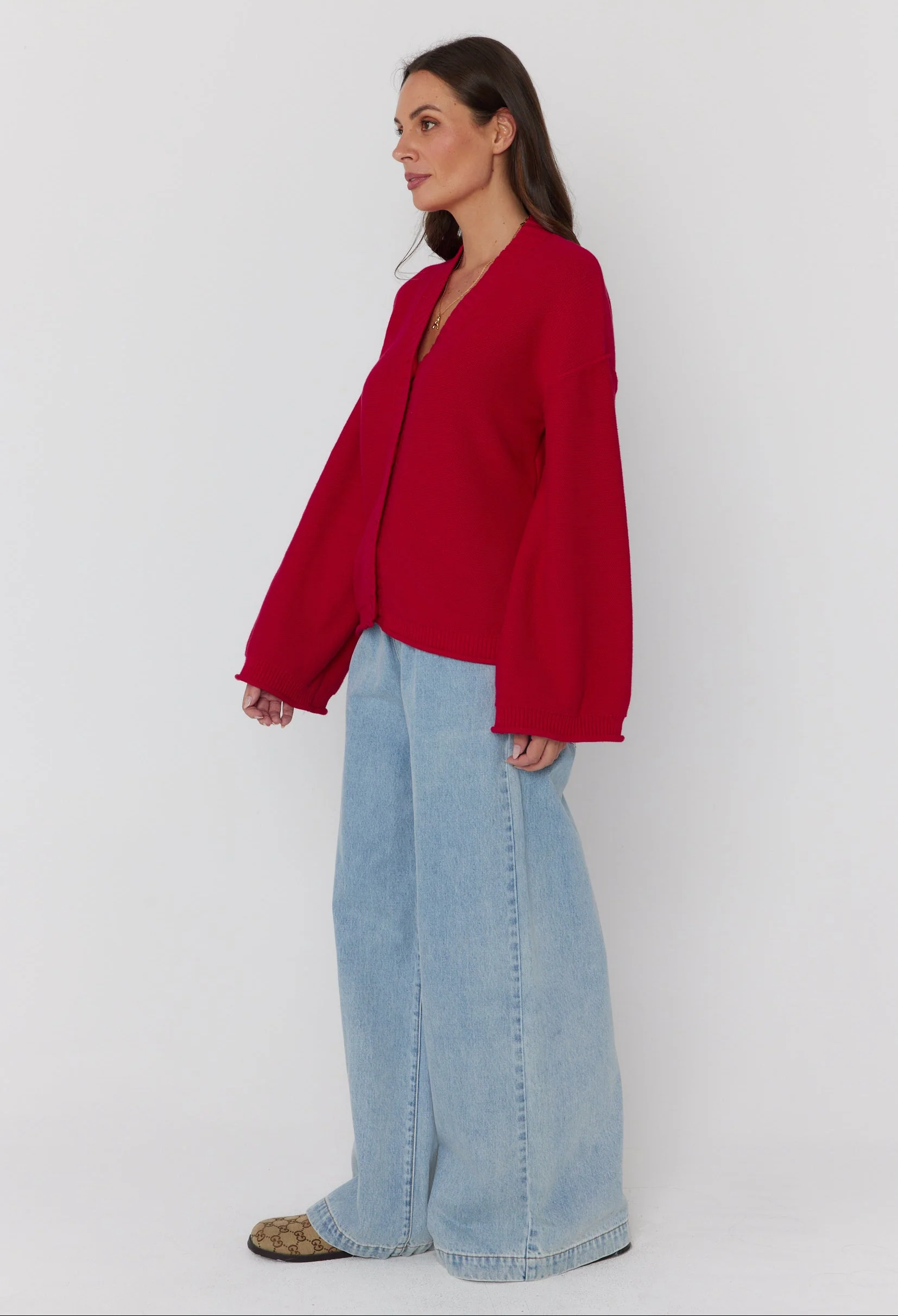 DANTE Cardigan Red - Image 11