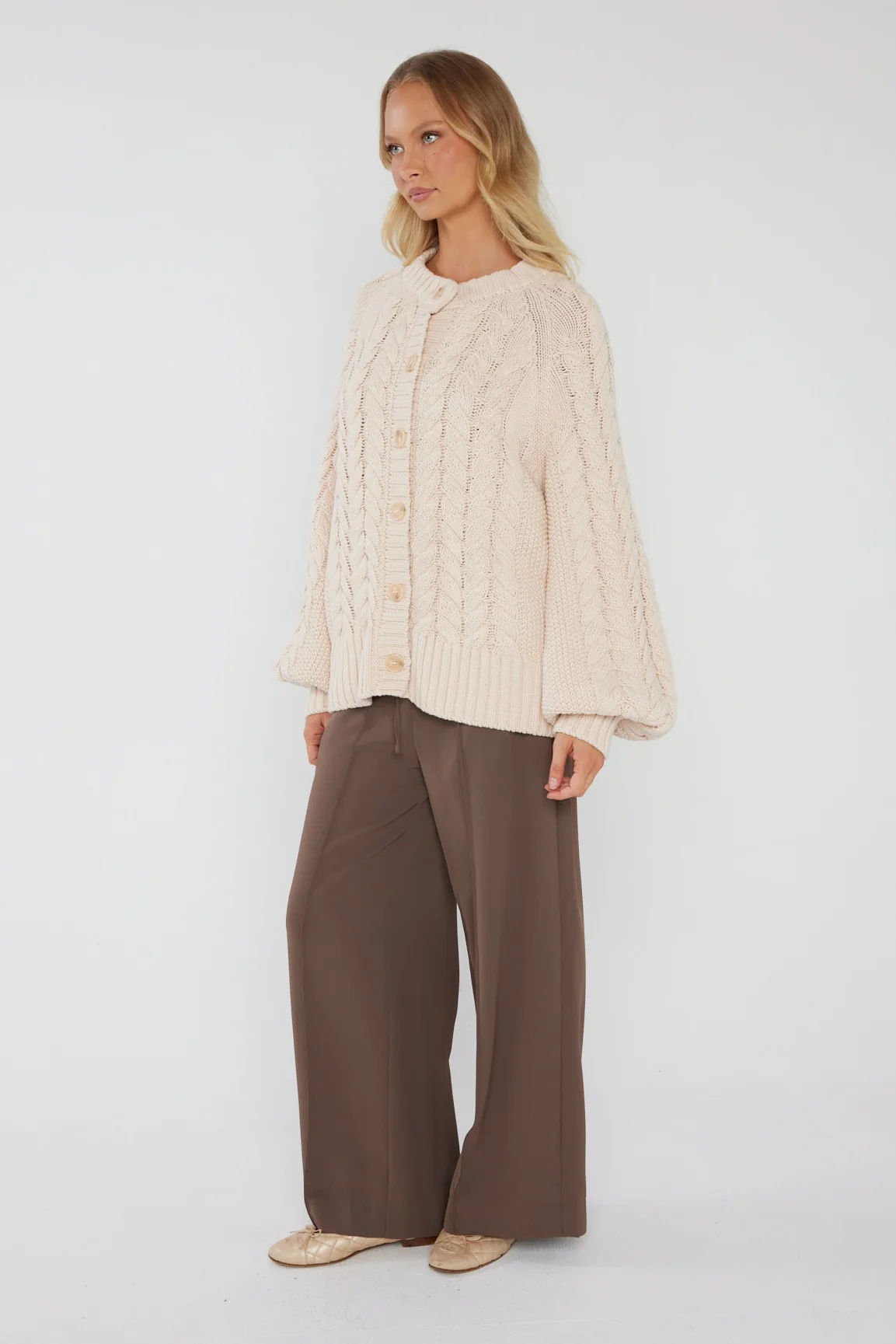 HAVEN Cardigan Beige - Image 12
