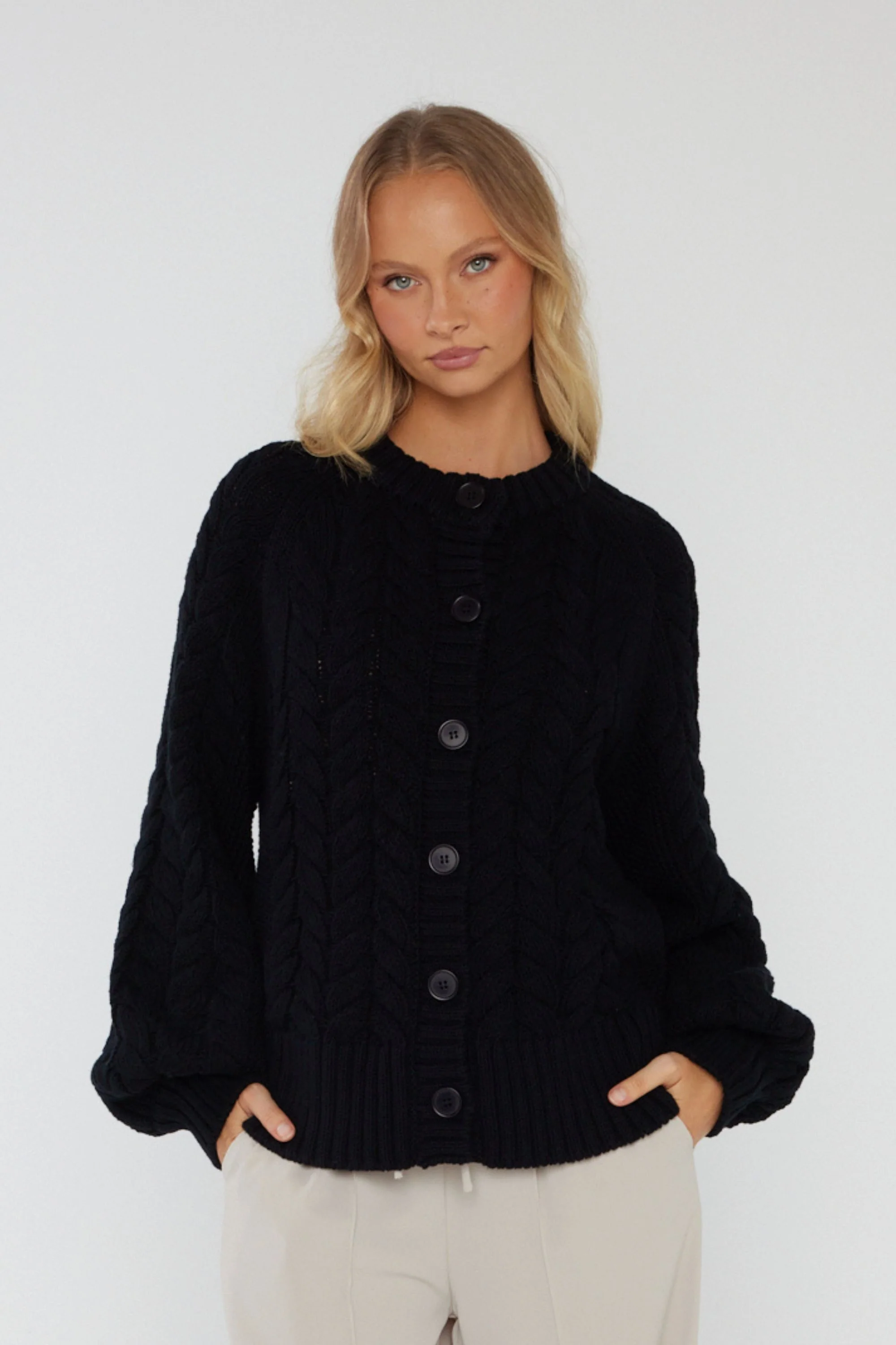 HAVEN Cardigan Black - Image 5