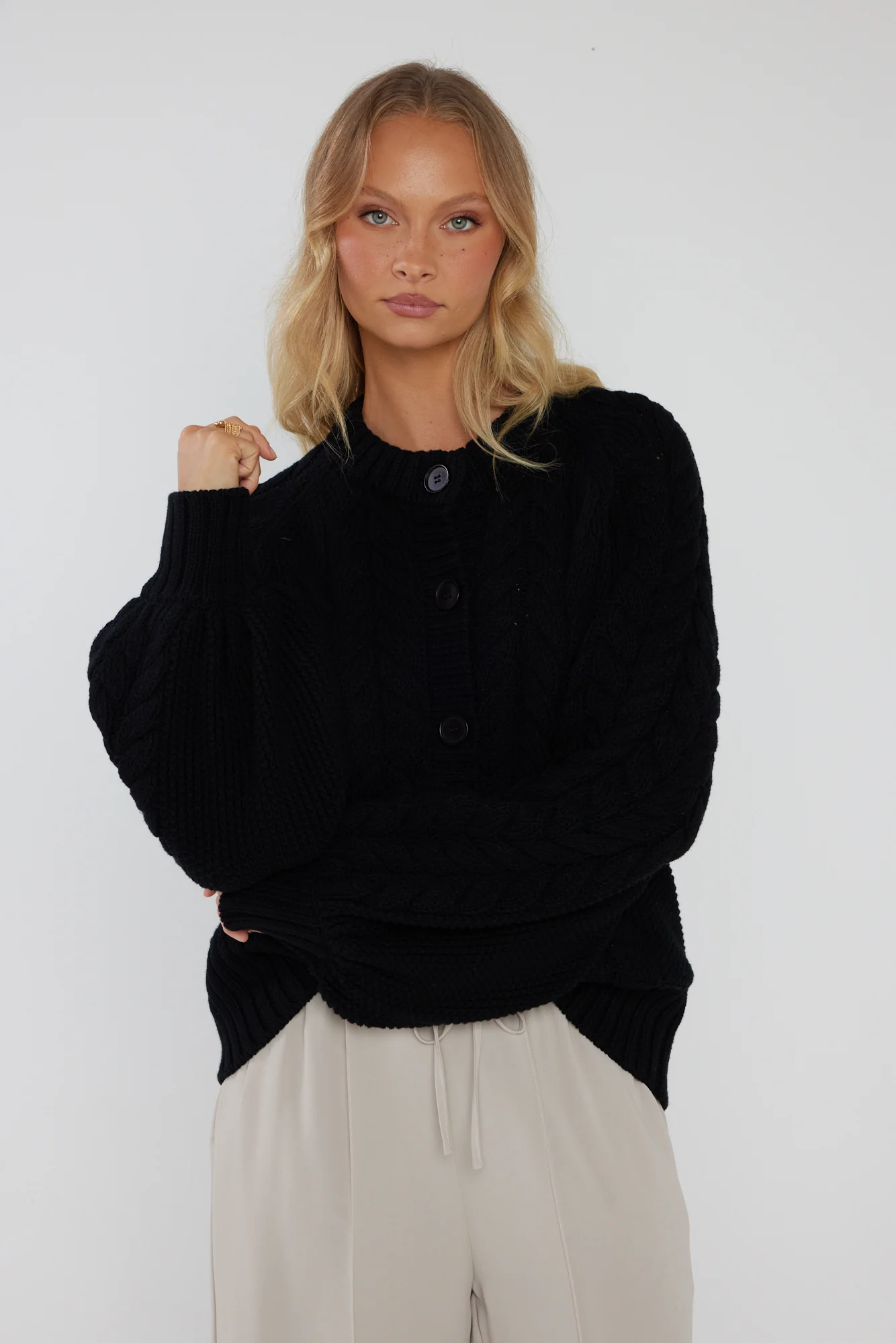 HAVEN Cardigan Black - Image 9