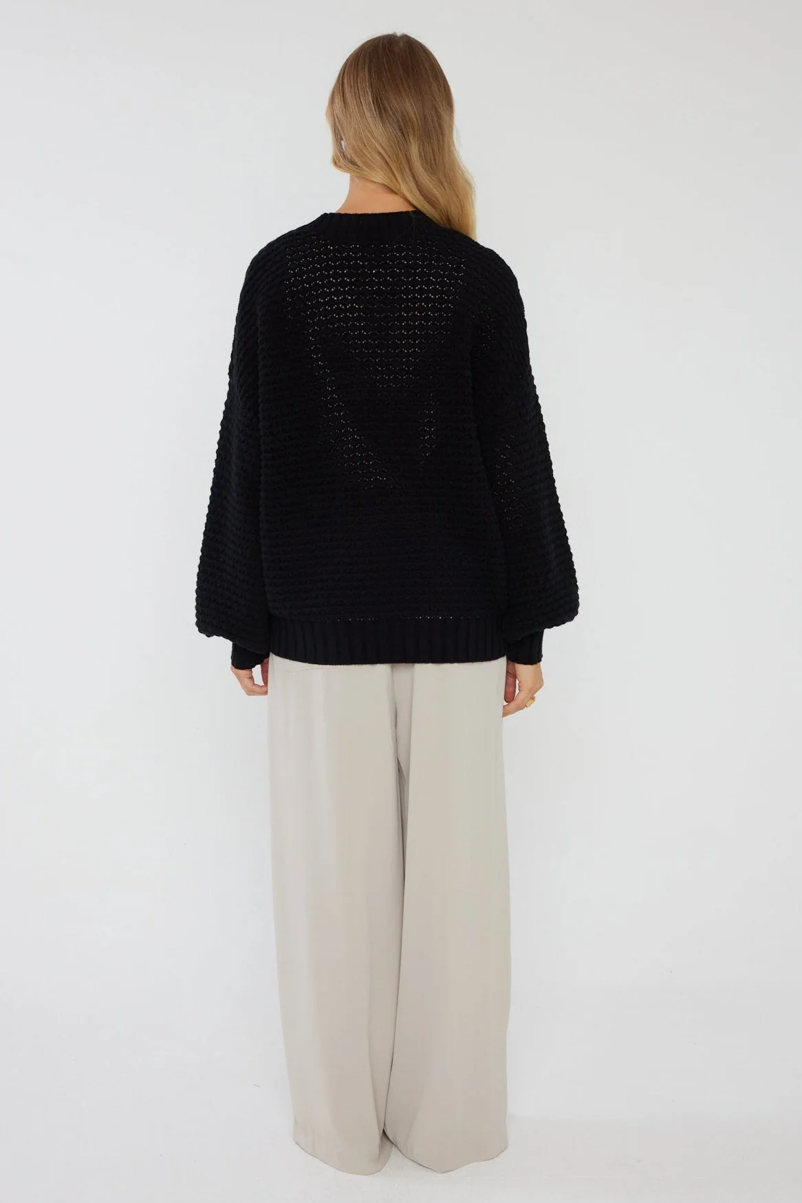 LOAM Knit Jumper Black - Image 12