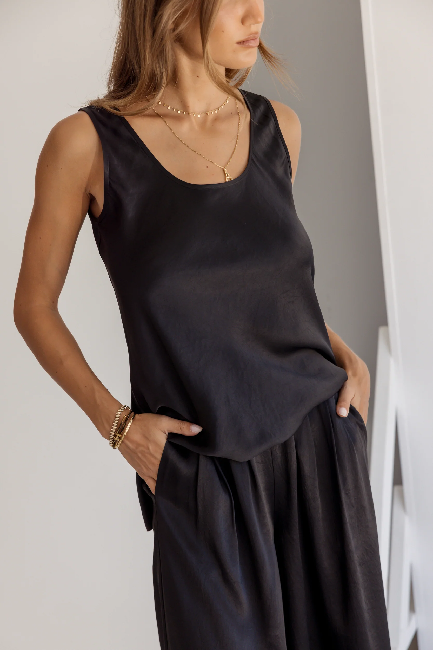 LUXUM Singlet Black