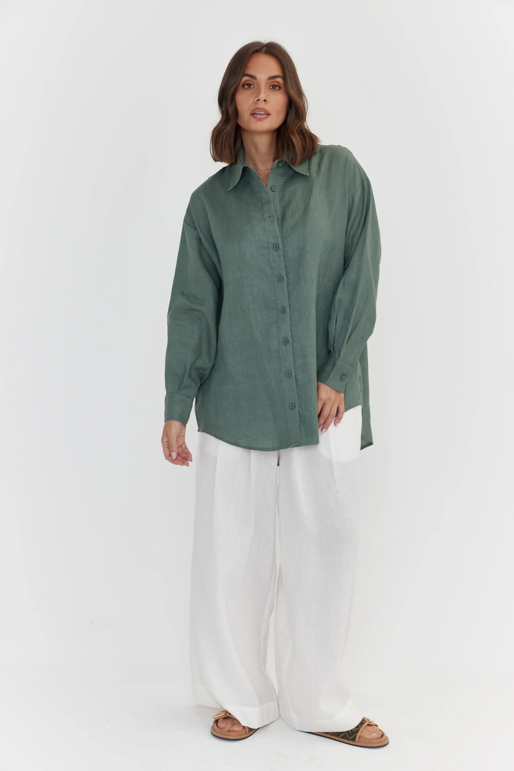 PLUTO Shirt Dusty Green - Image 10