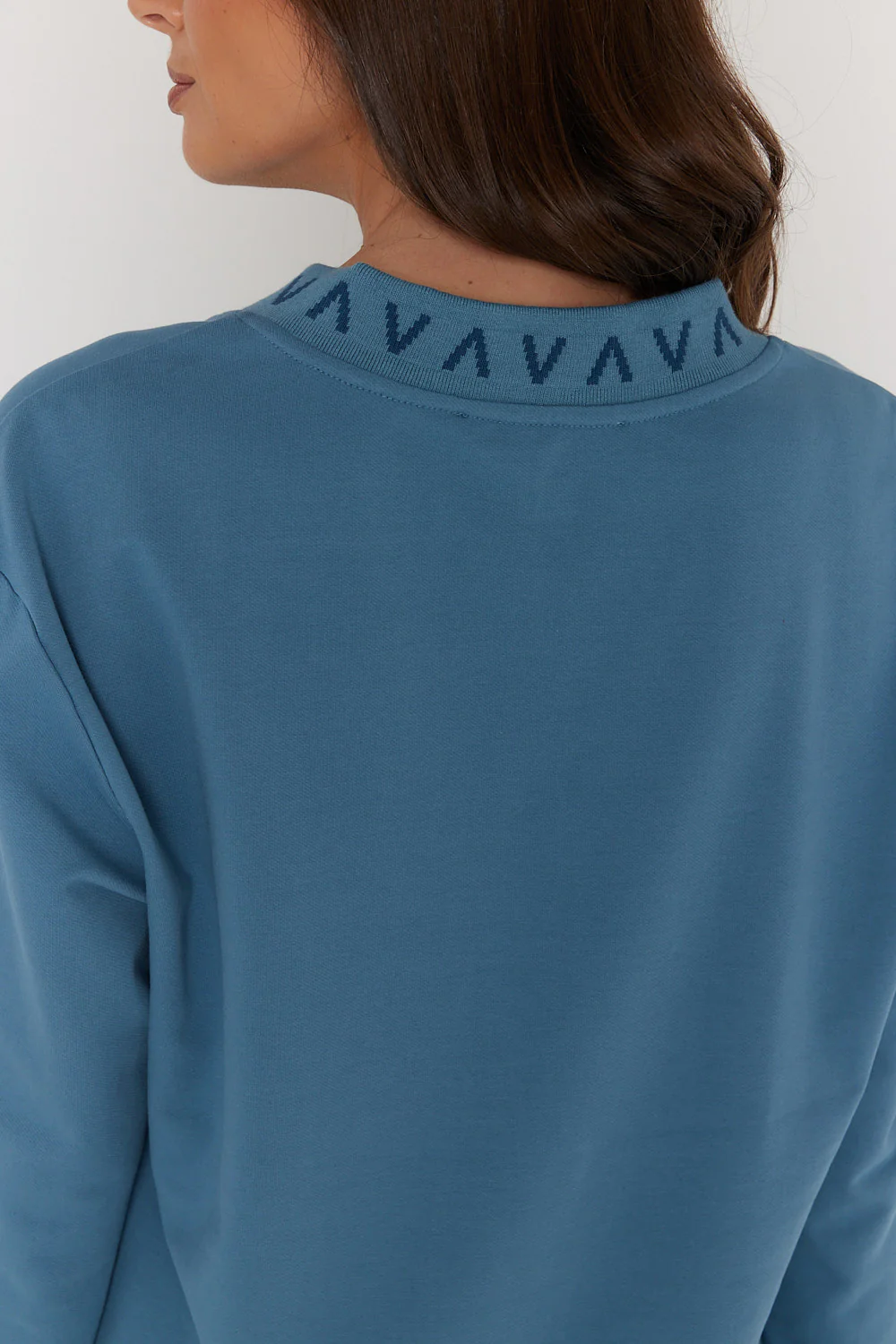 RIESS Long Sleeve Top Teal Blue - Image 9