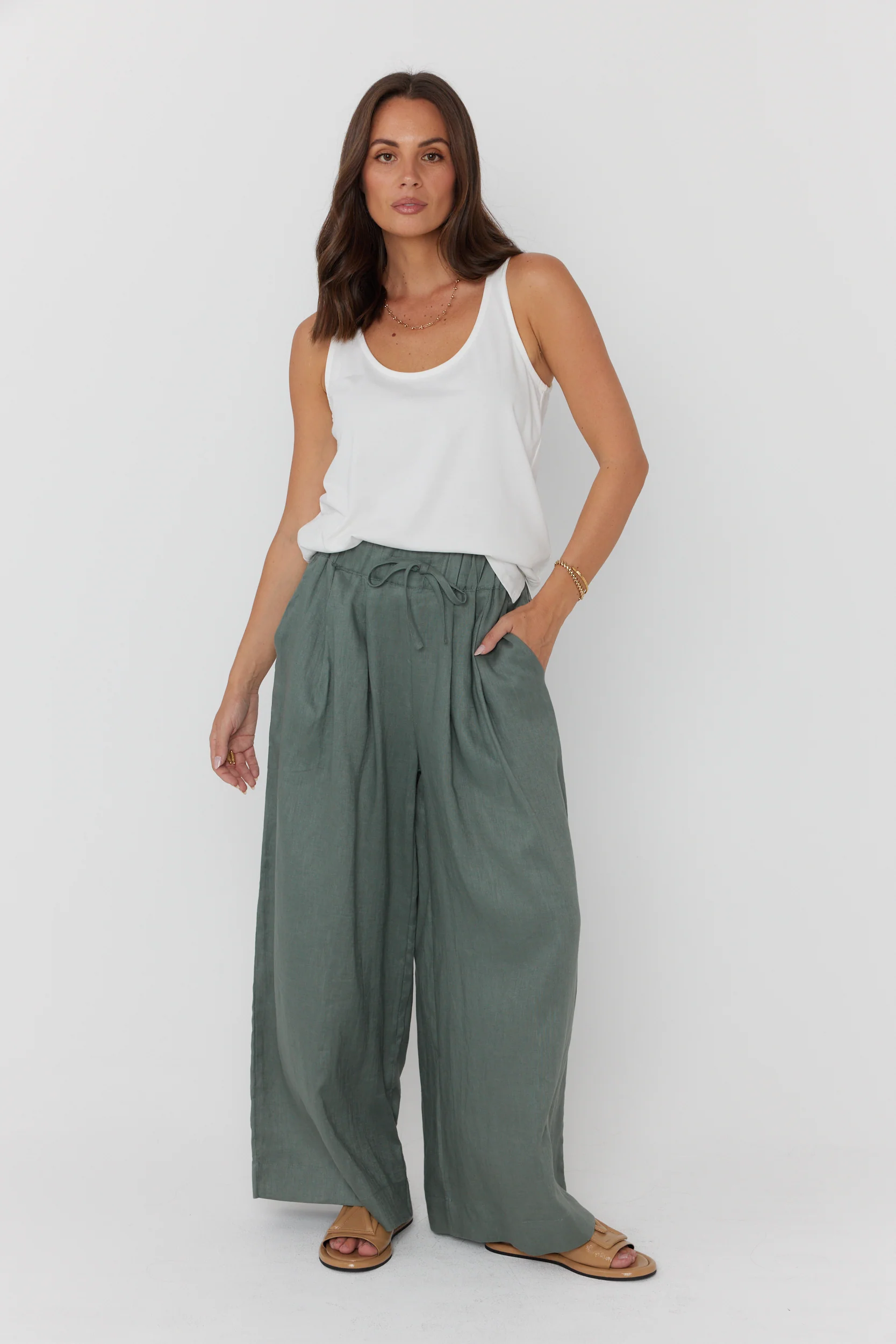 TERI Pants Dusty Green - Image 7