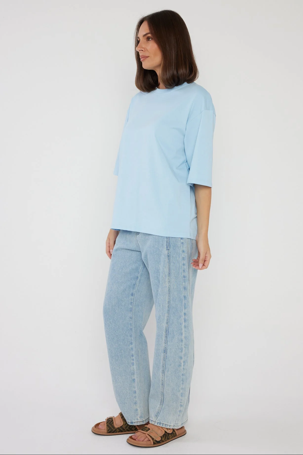 ZURI T-Shirt Light Blue - Image 7